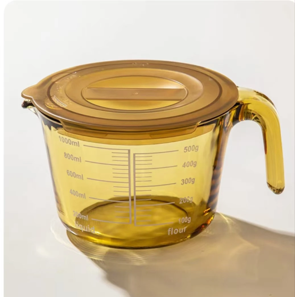 K-N玻璃量杯带盖1000ml