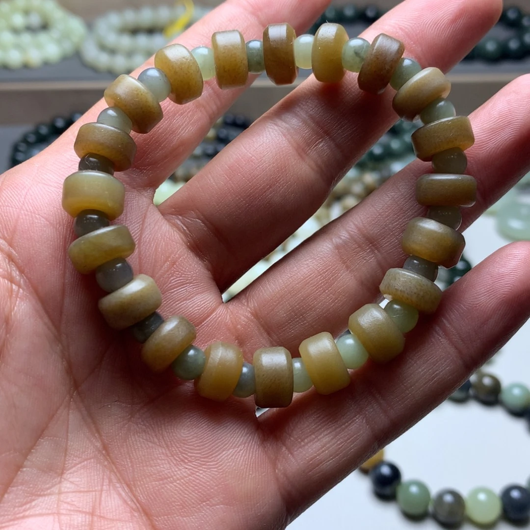 悟***心和田玉未镶嵌手链