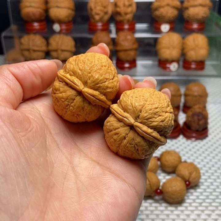 把件文玩核桃30雷鼓双筋锤