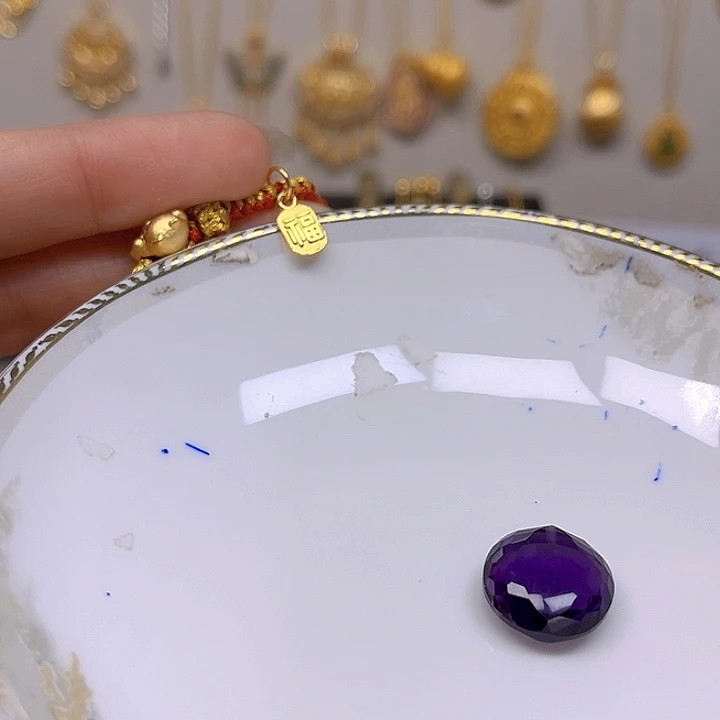 紫晶颈饰银S925镶嵌紫晶925镶嵌200