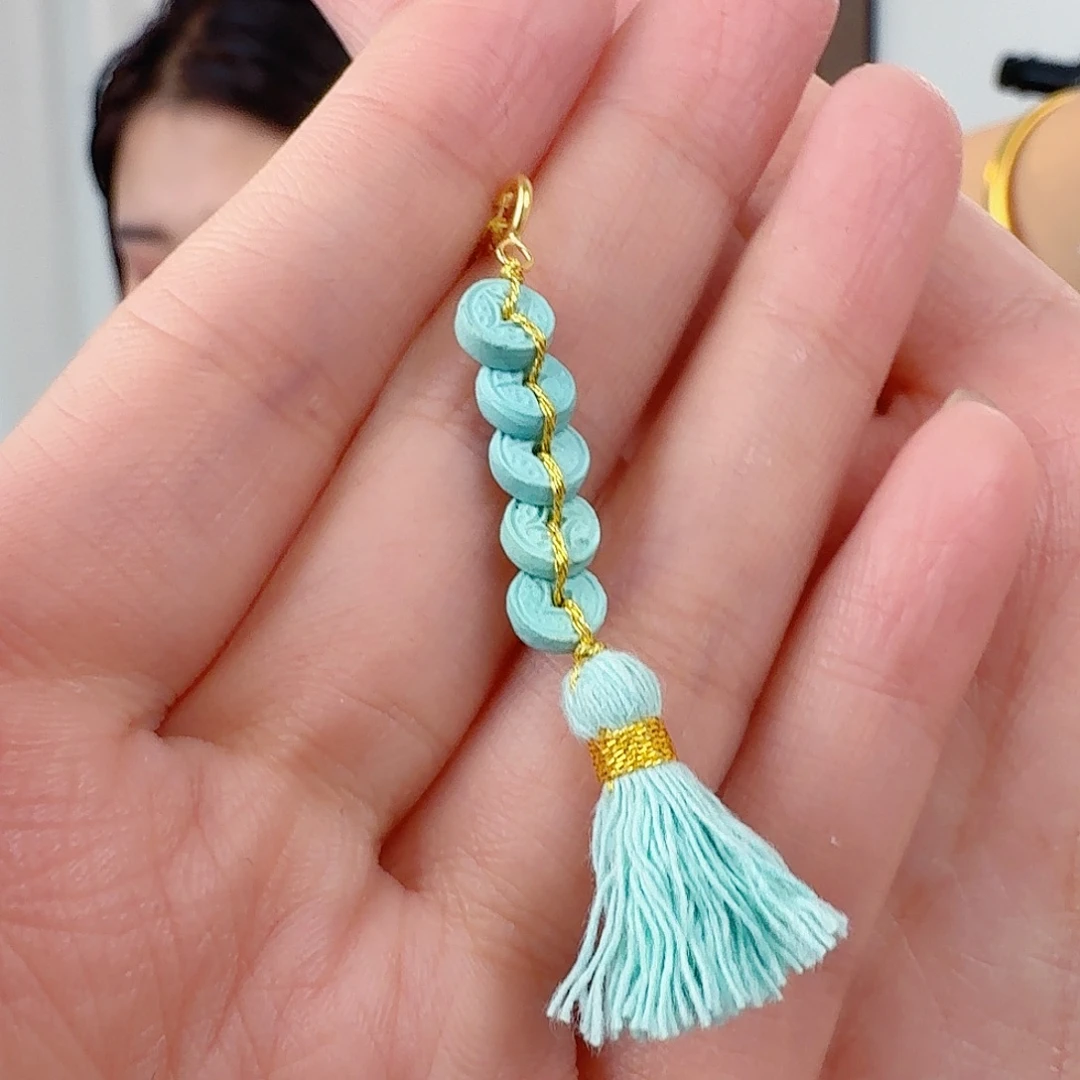 绿松石18K金镶嵌珠宝奇石