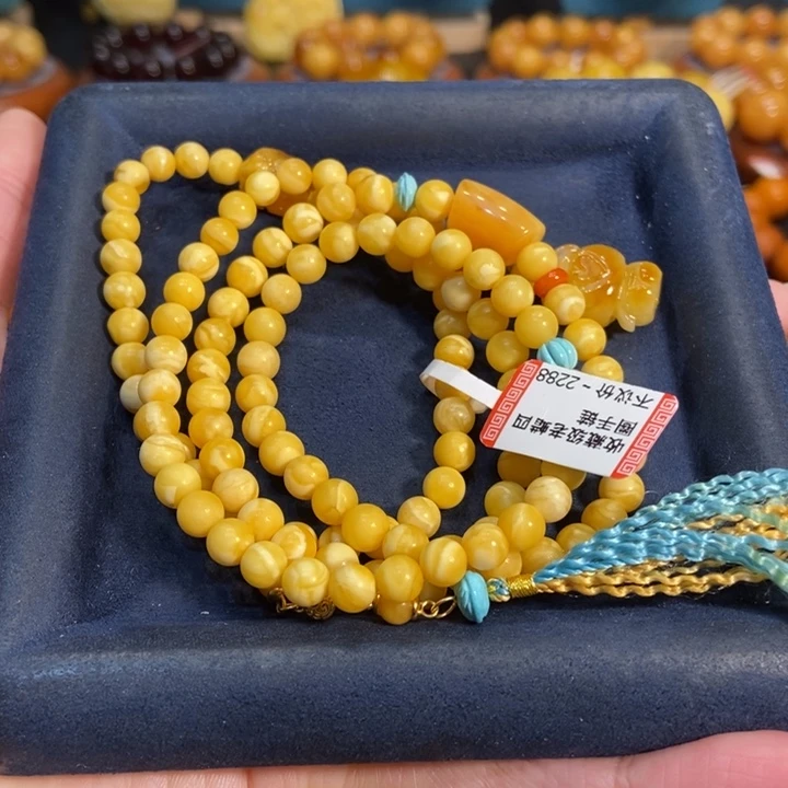 蜜蜡手链未镶嵌蜜蜡