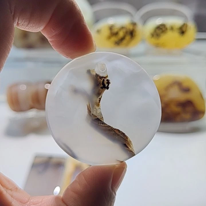 玛瑙/玉髓未镶嵌吊坠(不含链)46号