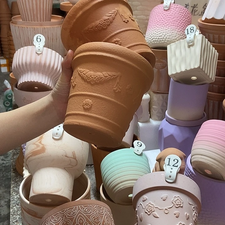 13×12红陶麦穗花 2个