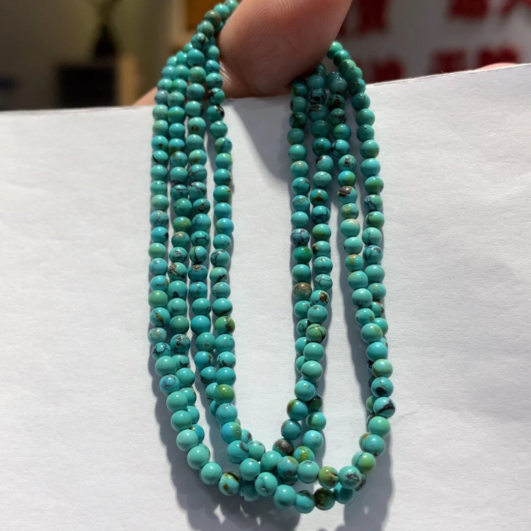 未镶嵌绿松石长链