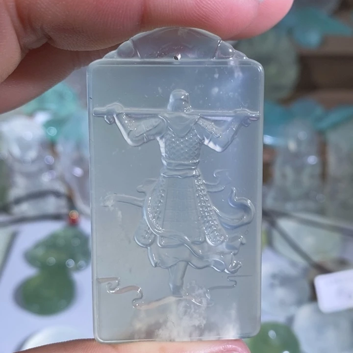 岫玉吊坠未镶嵌吊坠