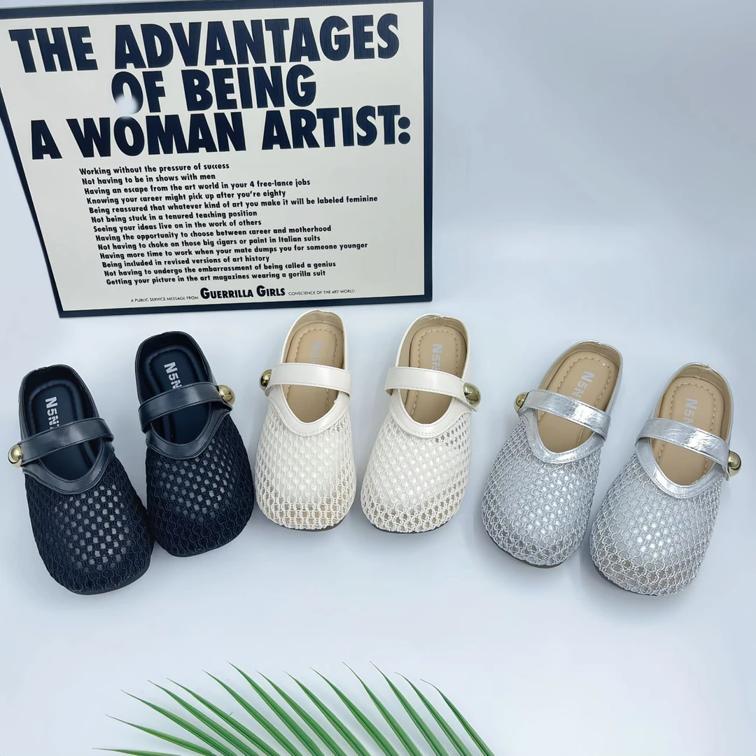 平底百搭日常包头拖半拖镂空女韩版潮流百搭701