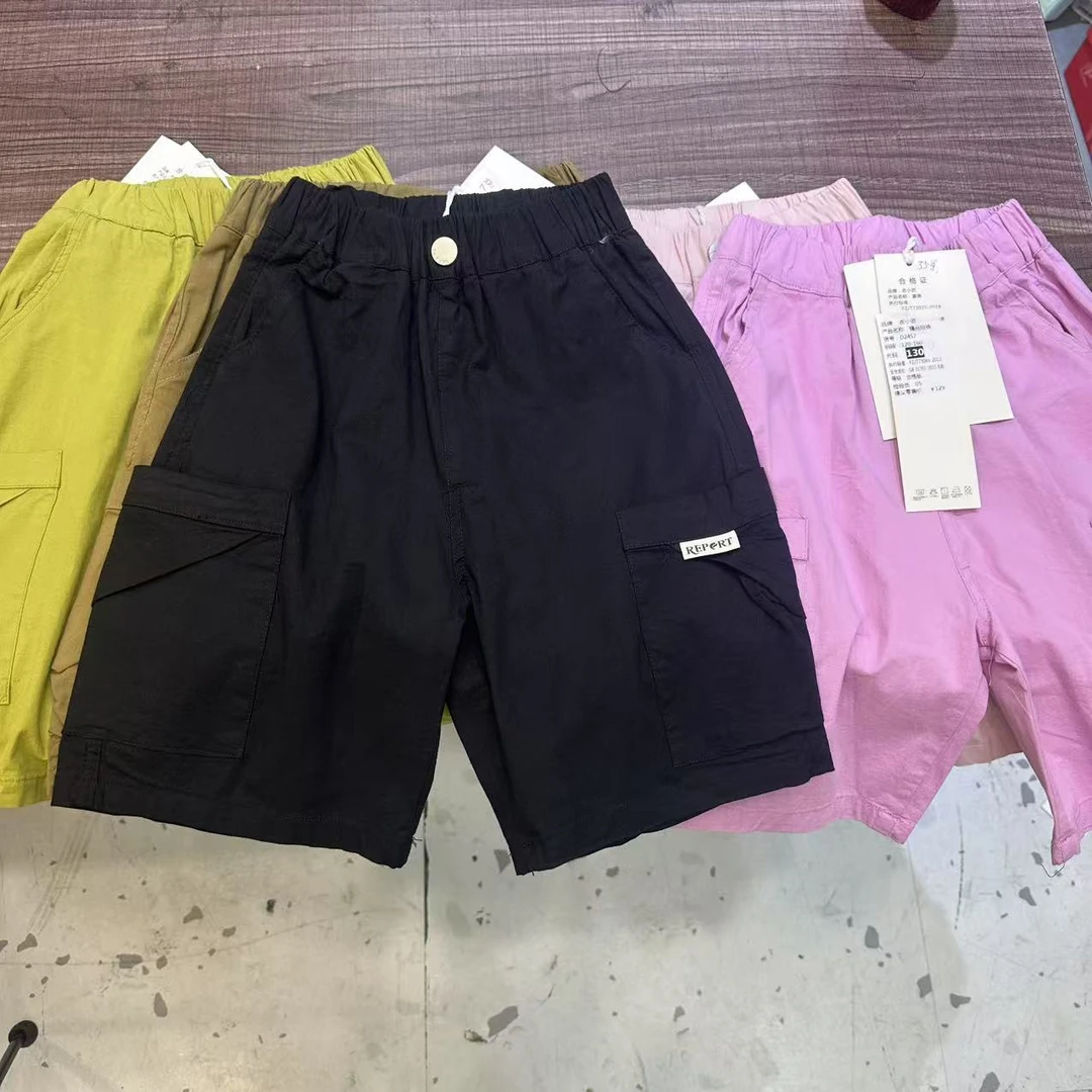 KZ-2457 五色 儿童短裤时尚休闲宽松中大童韩版洋气高品质