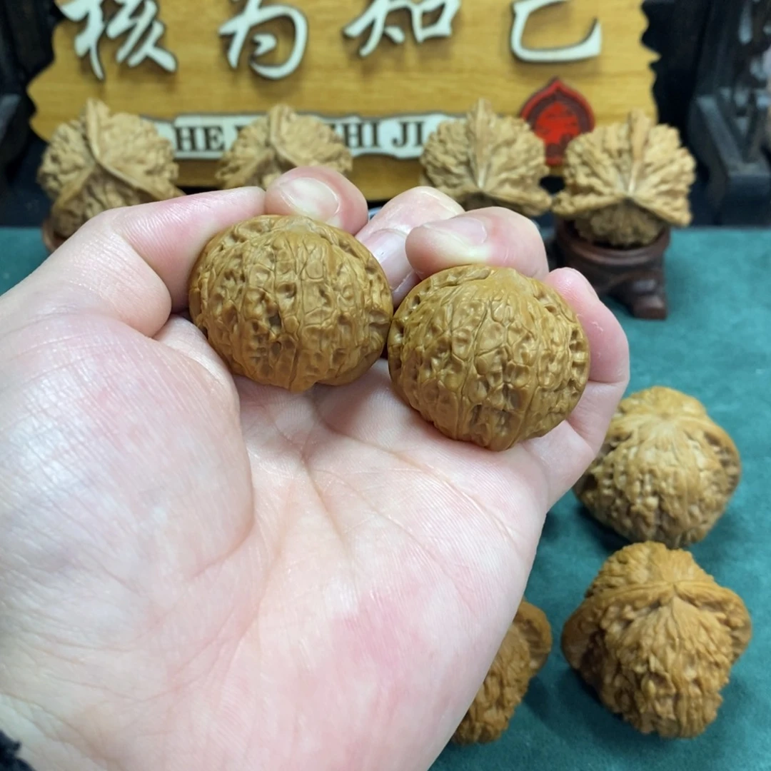 文玩核桃把件乾隆磨33全品