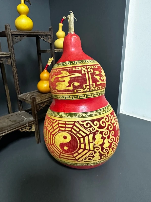 居家大摆件中式创意手工工艺品葫芦！一件一拍！！！