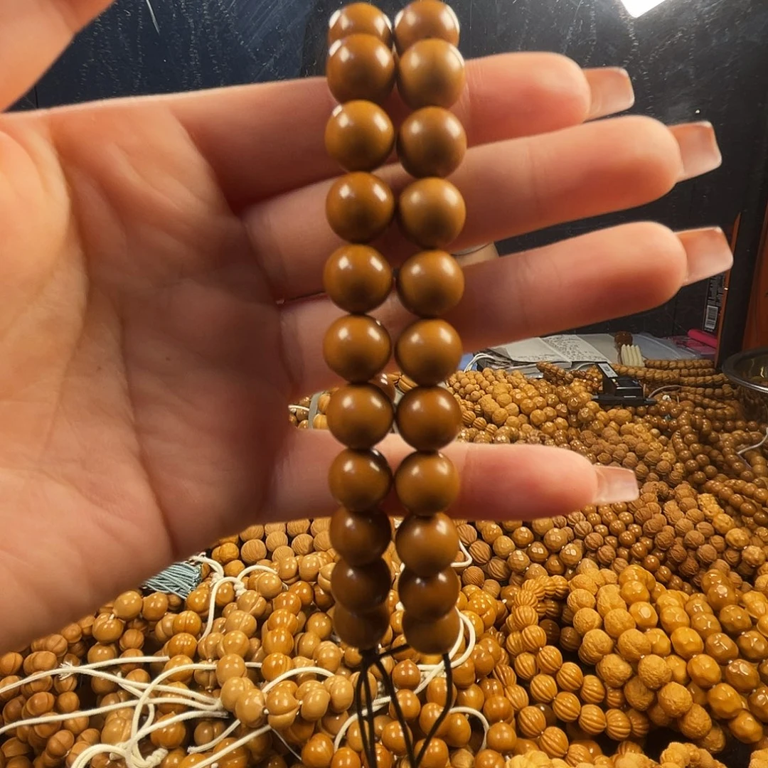 核桃手串/手链猴头核桃正圆光珠手持