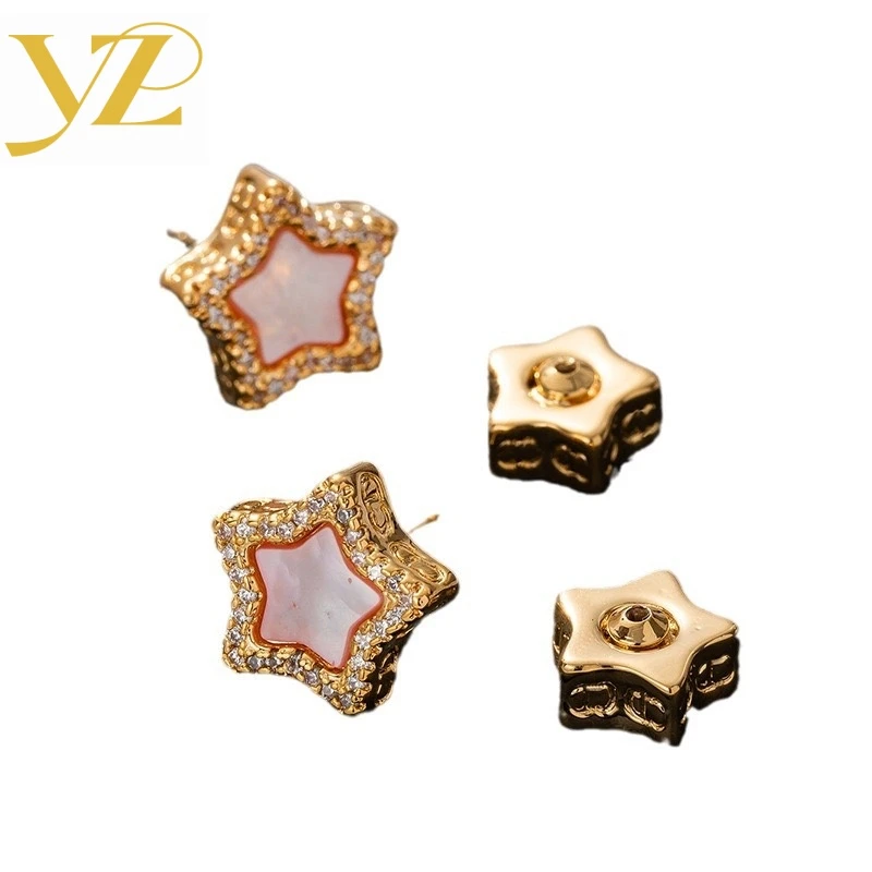 铜合金耳饰 3032五角星气质百搭可爱耳钉