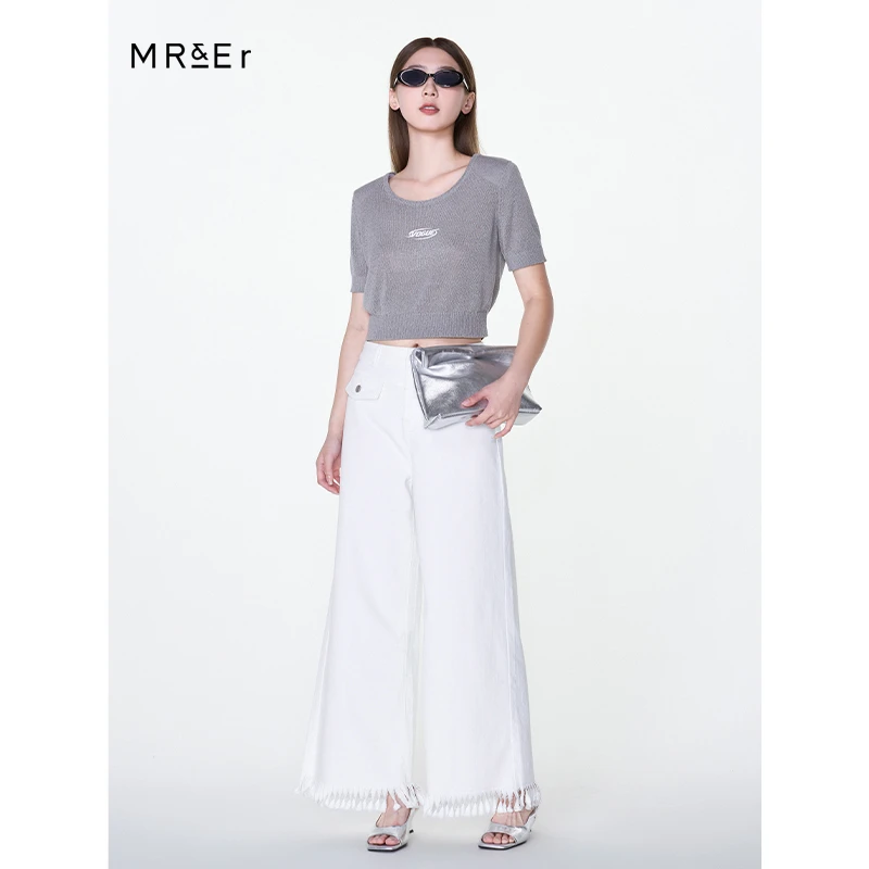 【籽言专属】夏季新款通勤百搭圆领短袖针织衫R4B52212