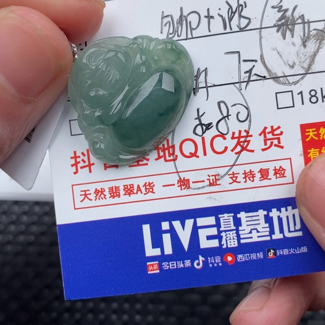 翡翠银S925镶嵌颈饰