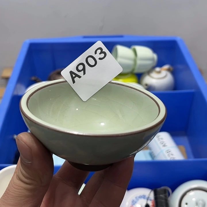 S***风瓷片茶摆件工艺品摆件666
