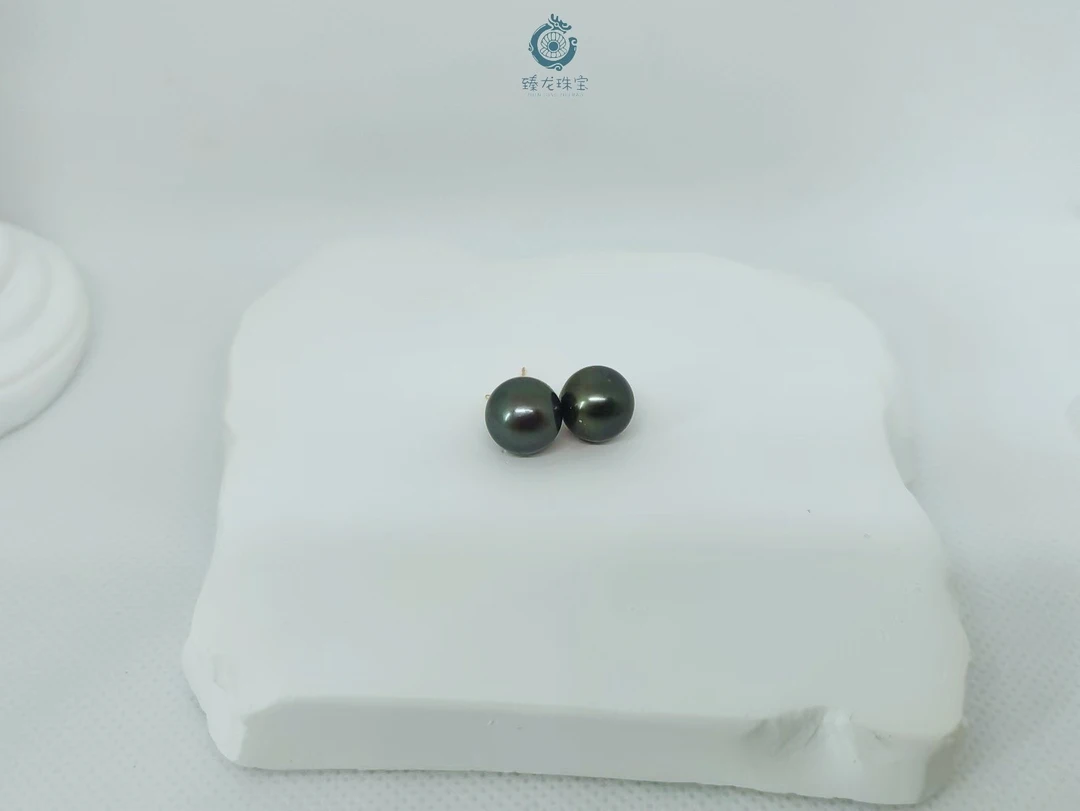 【龙总专属福利】特选大溪地珍珠素款耳钉经典强光百搭多样性发货