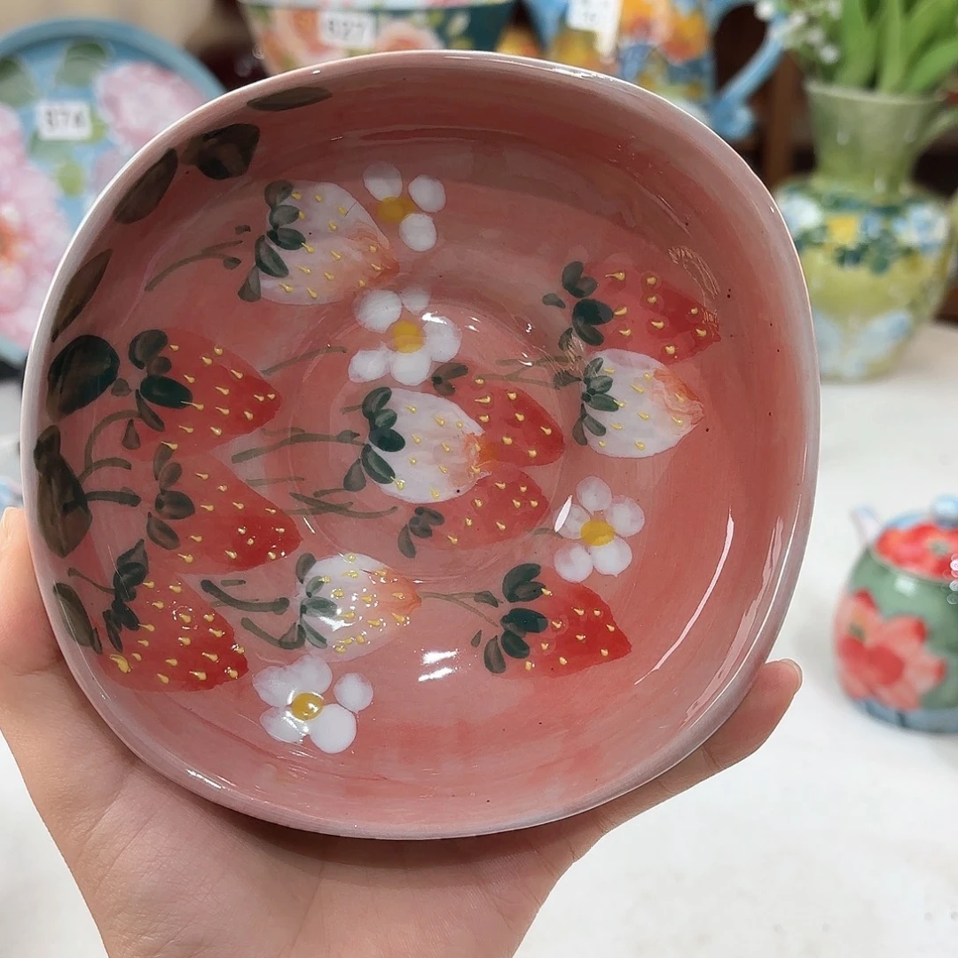 景德镇手绘高温釉下彩陶瓷茶具