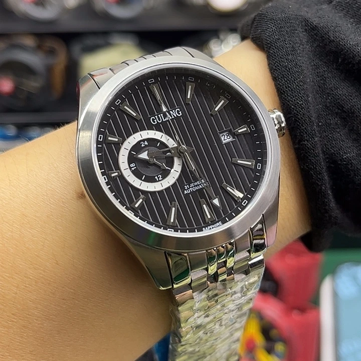 特价孤品男士机械腕表防水日历四针