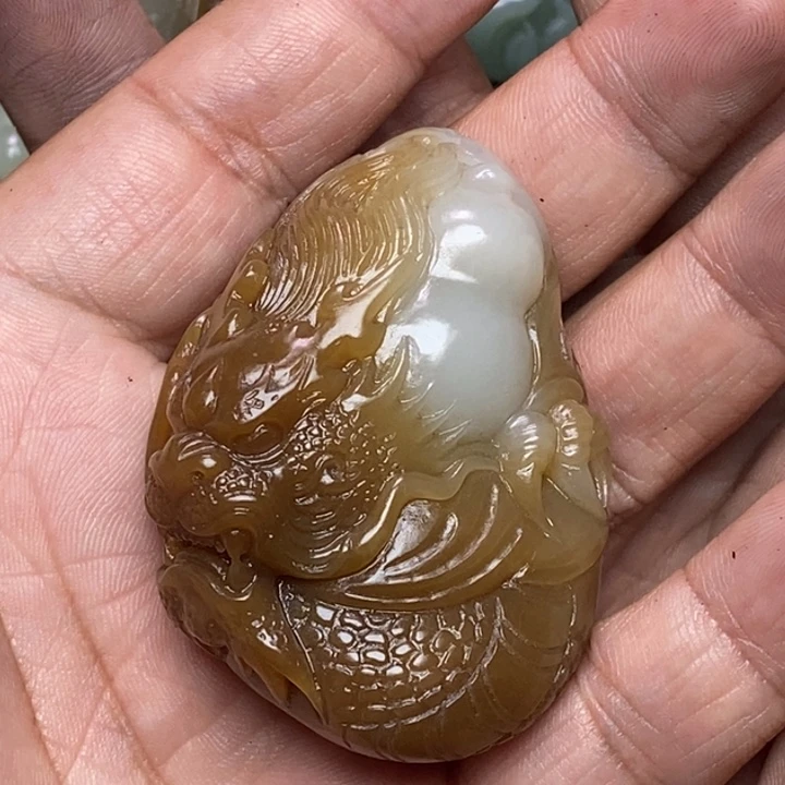 吊坠(不含链)未镶嵌和田玉