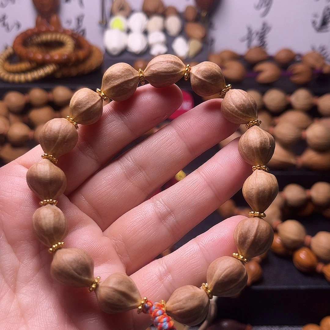 橄榄核手串梅林蜜桃臀异型手串