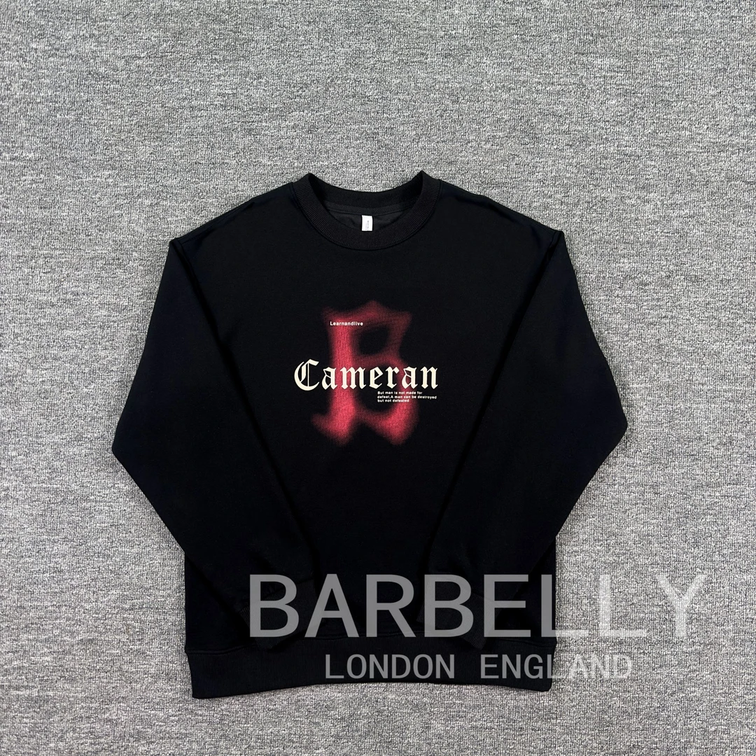 【娜先生】字母卫衣 秋冬新款运动百搭三色打底卫衣