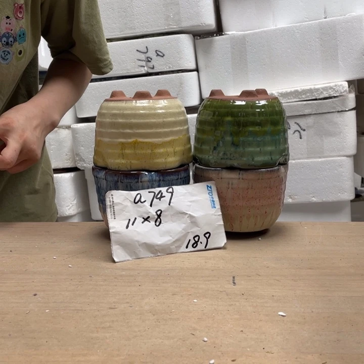 粗陶多肉花盆微瑕749