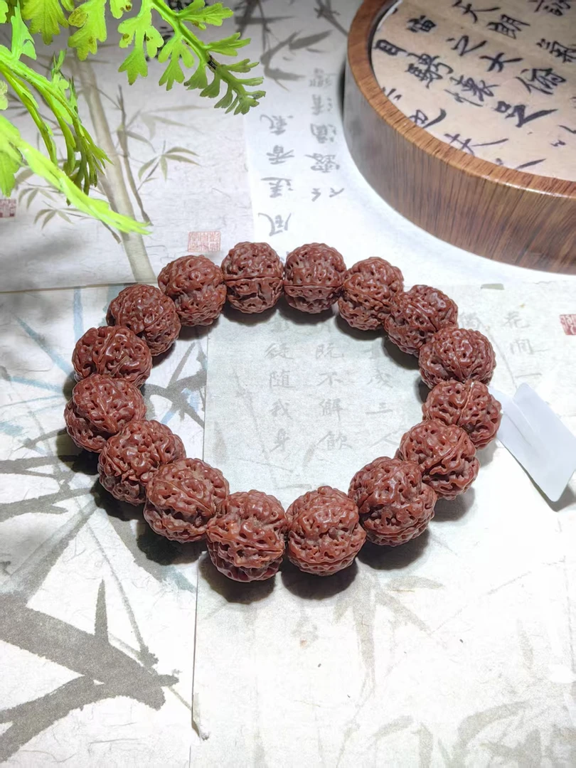 五瓣金刚菩提 单圈手串【无礼盒】041