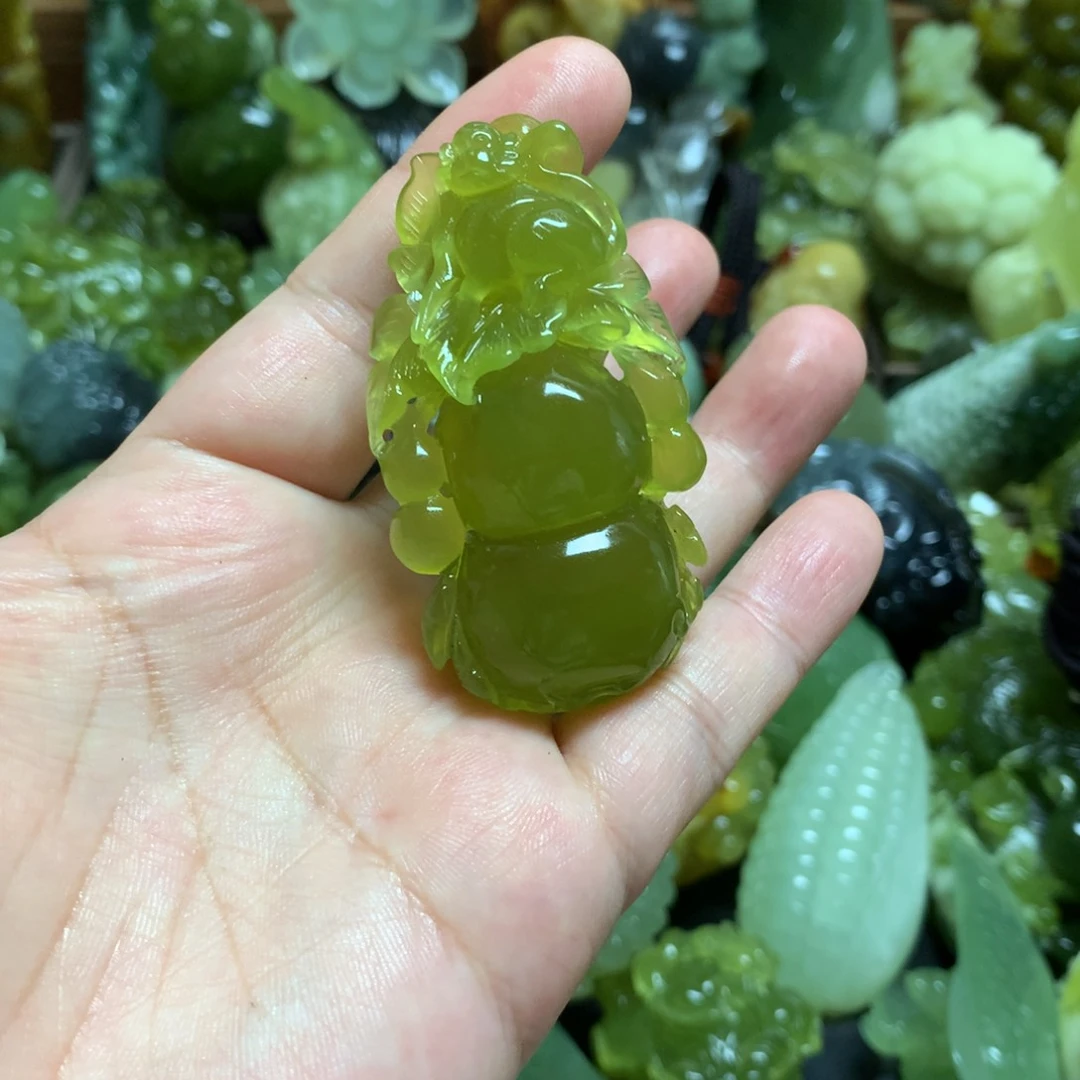 坦***途岫玉未镶嵌手把手把