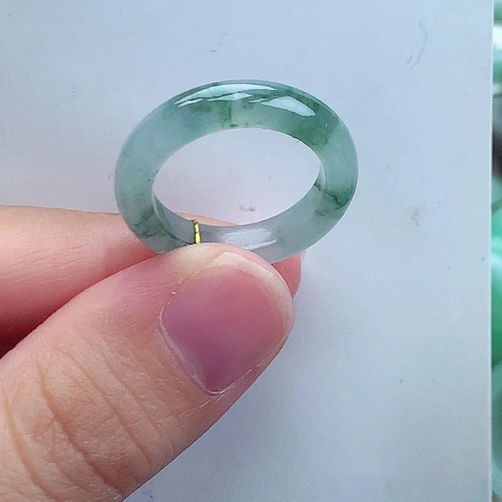 翡翠未镶嵌戒指14.15号