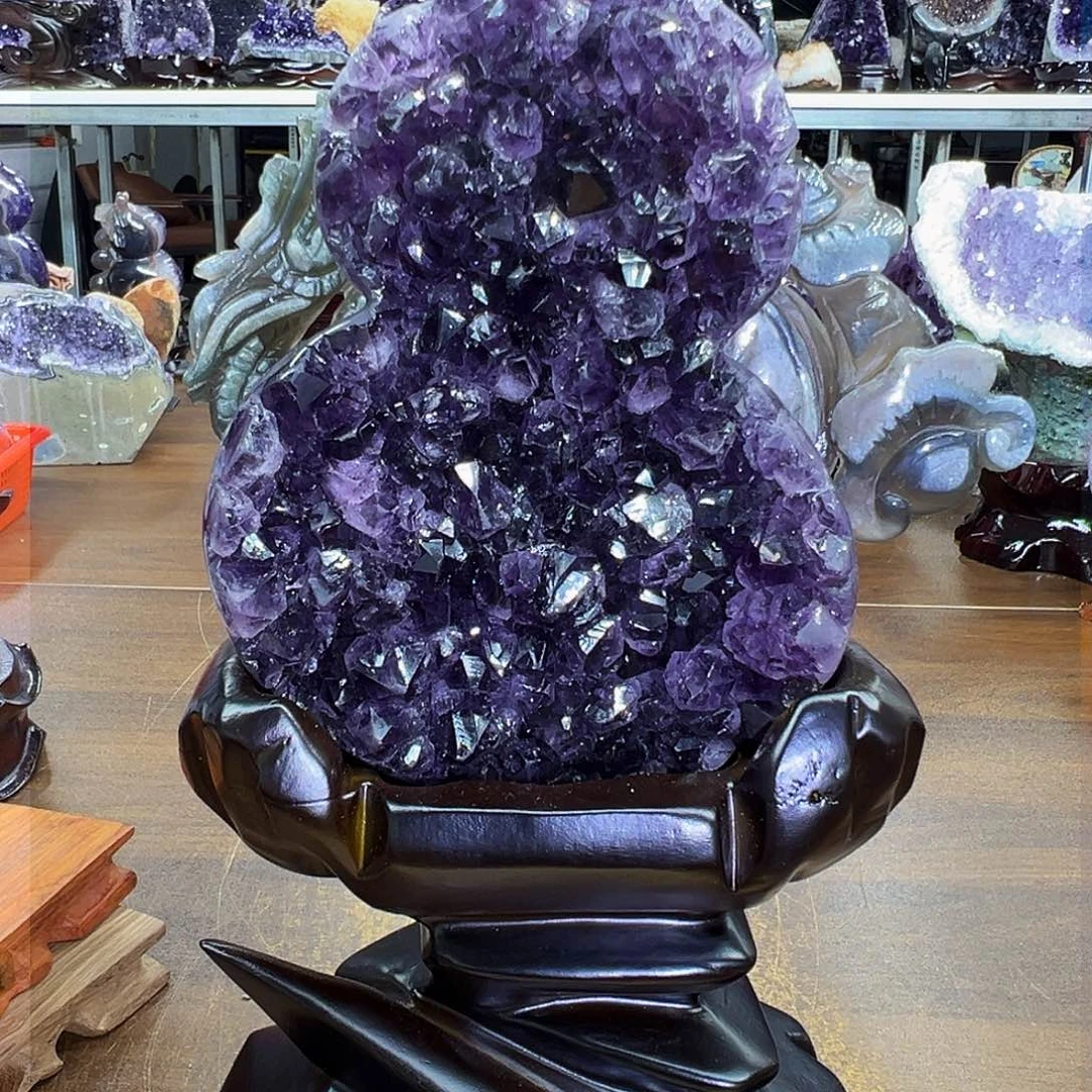 紫晶摆件未镶嵌福利