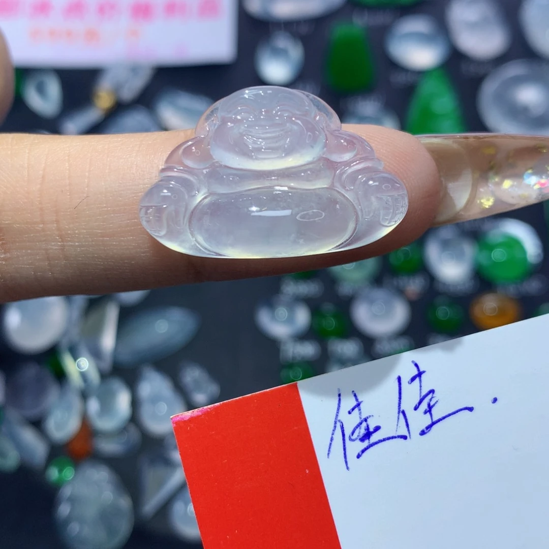 翡翠颈饰未镶嵌纯天然缅甸A货翡翠