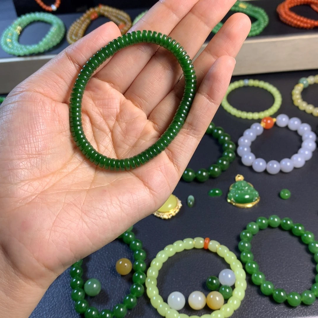 零***壹未镶嵌手链和田玉