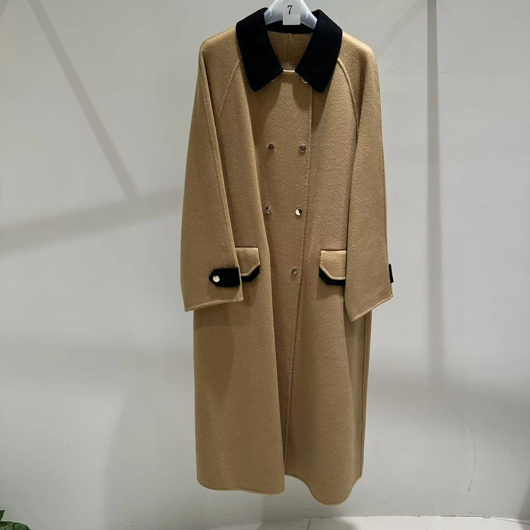 【果缎梅姐专属】羊绒羊毛大衣 YW-7