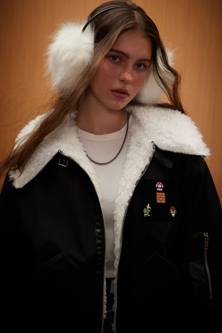 【直播间清仓款no退no换】EZEK 加绒棉服玛丽哦潮流大学生性价比