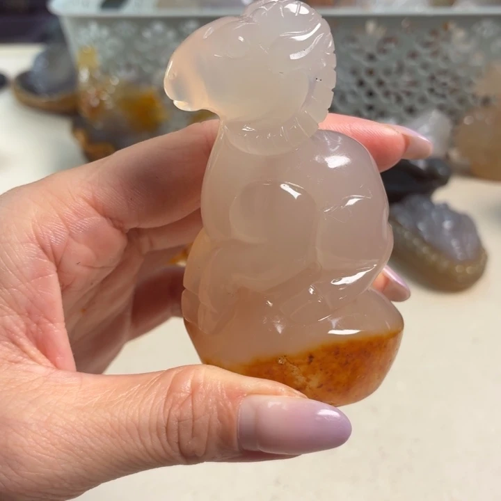 玛瑙/玉髓未镶嵌吊坠(不含链)