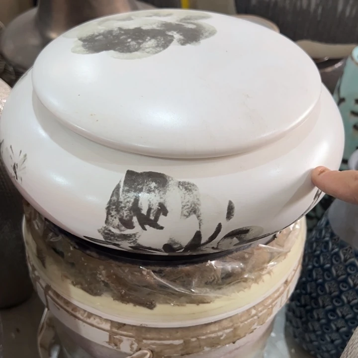 陶瓷花瓶摆件外贸出口微瑕捡漏高10口16公分