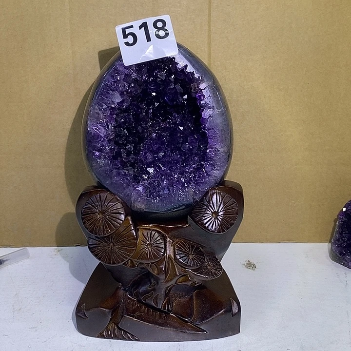 珠宝半成品未镶嵌紫晶518