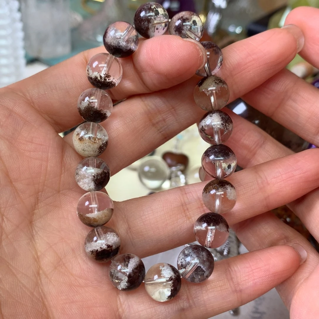 水晶珠宝半成品未镶嵌幽灵手链