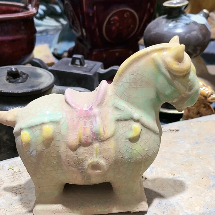 瓦当摆件摆件茶桌茶台陶瓷