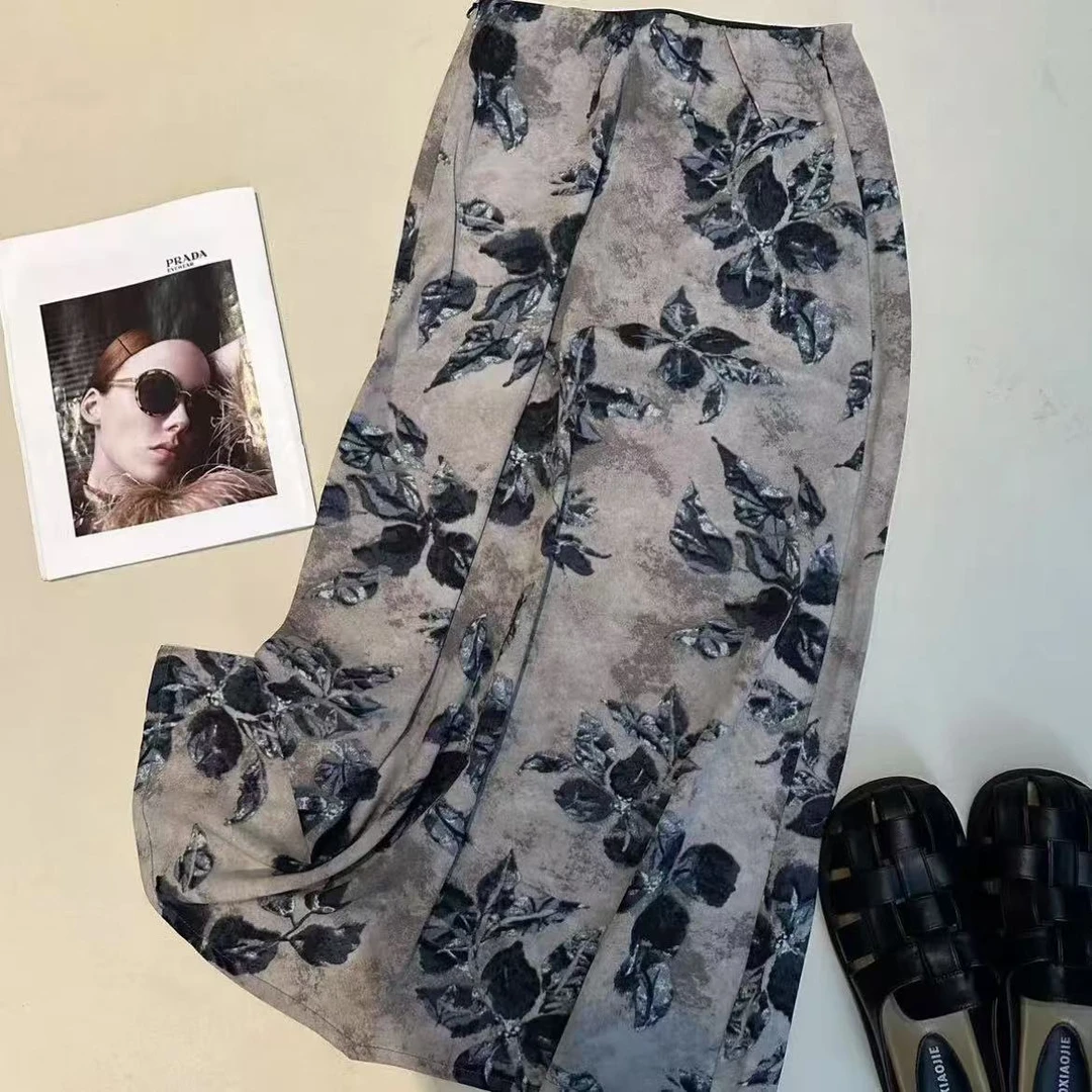 《优麦汇》K6009夏款设计感时尚休闲半身长裙设计感显瘦百搭