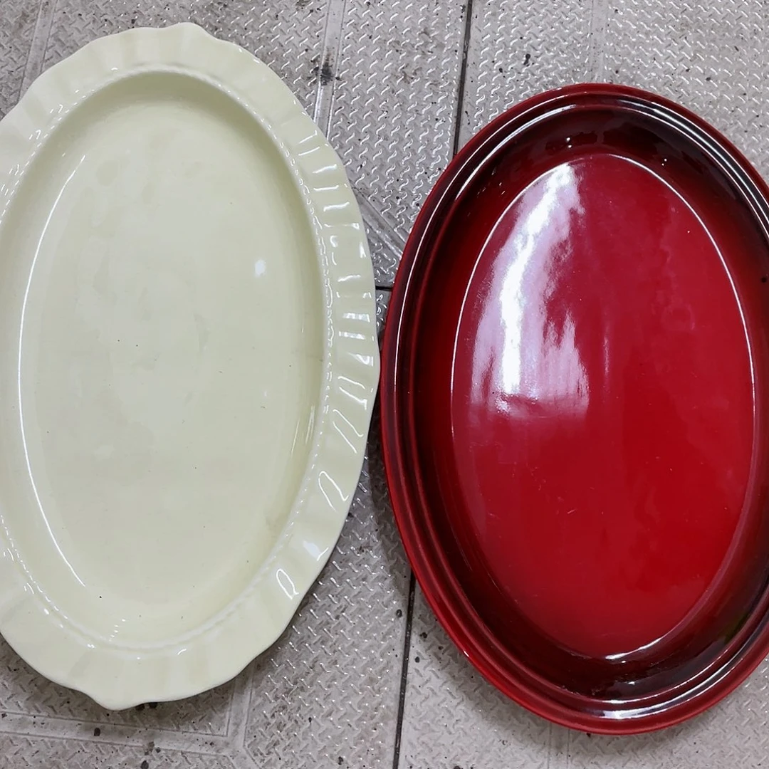 瓷片微瑕陶瓷餐具2个装