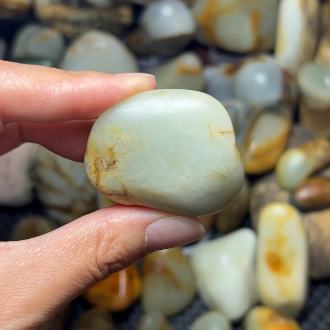 和田玉未镶嵌挂件8