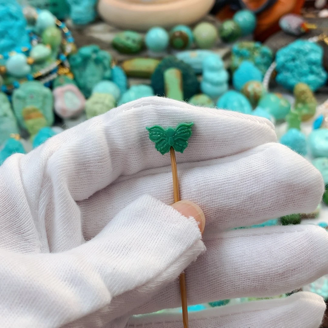 未镶嵌绿松石珠宝半成品