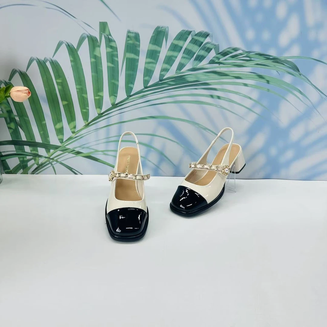 小强家女鞋   小香风法式玛丽珍鞋女（Q23-14-1）（601516304914）