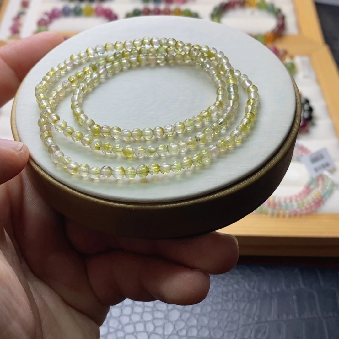 碧玺未镶嵌碧玺手链