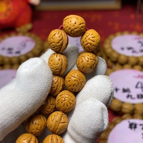 桃核手串T*野生小探花单籽