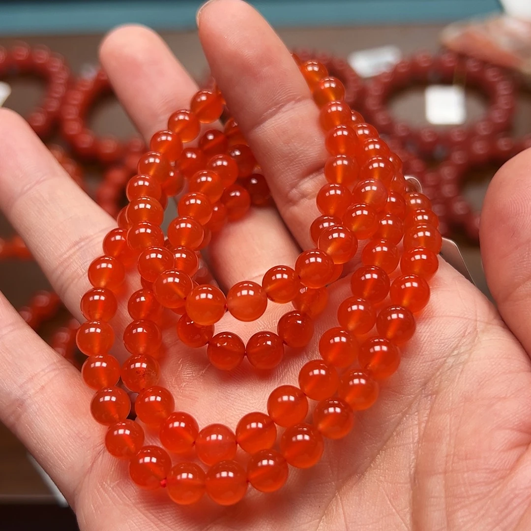 南红玛瑙未镶嵌手串