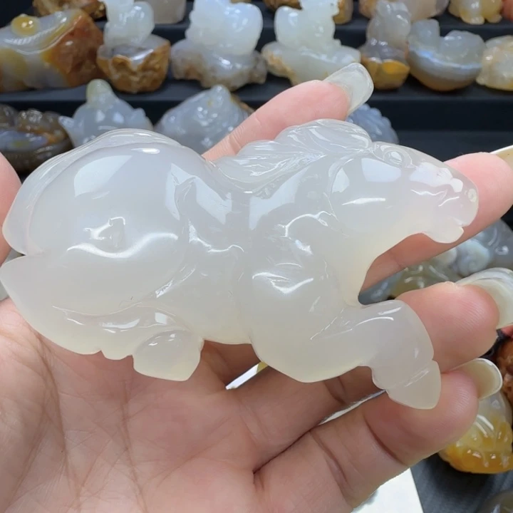 玛瑙/玉髓未镶嵌摆件