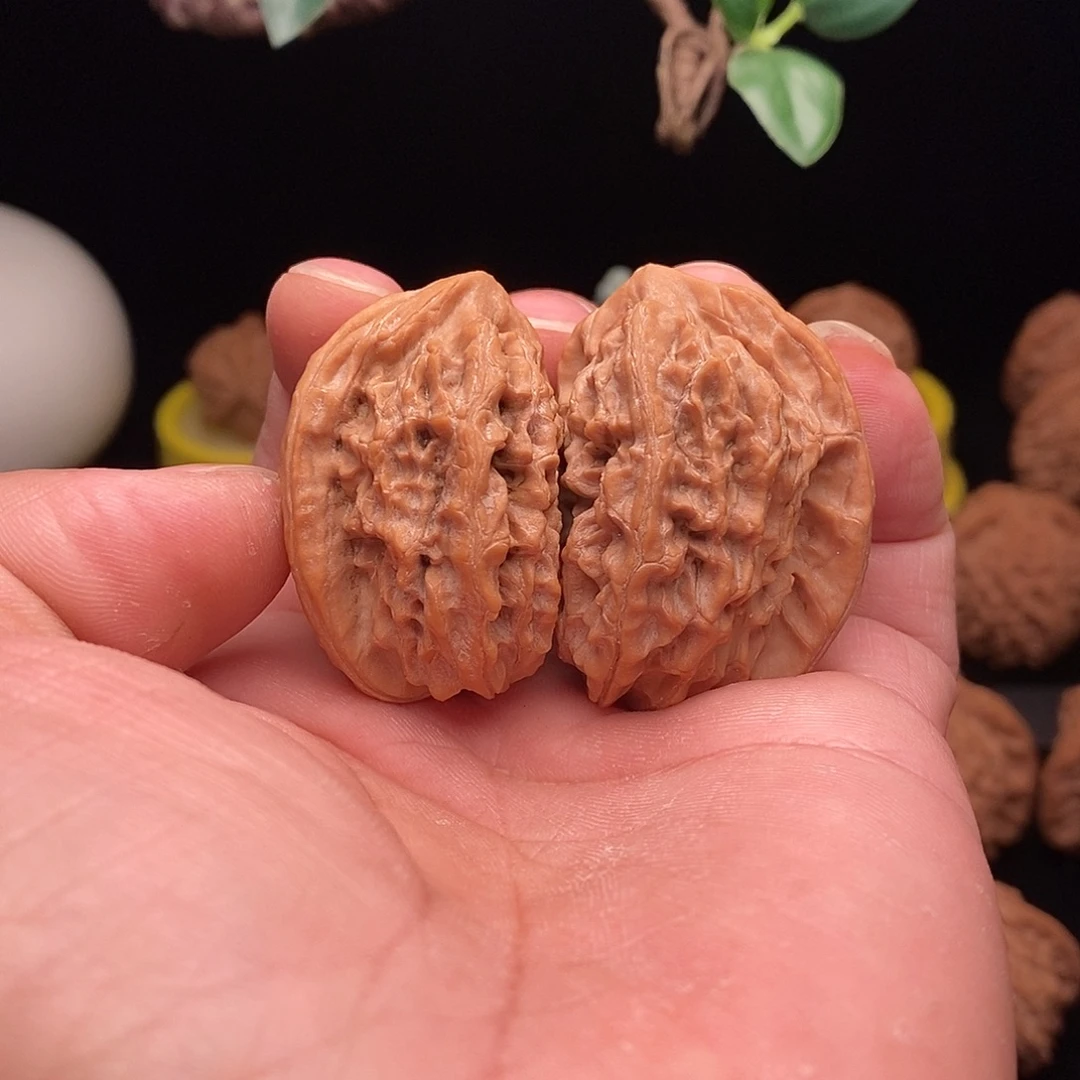 吊坠文玩核桃马老四半壁