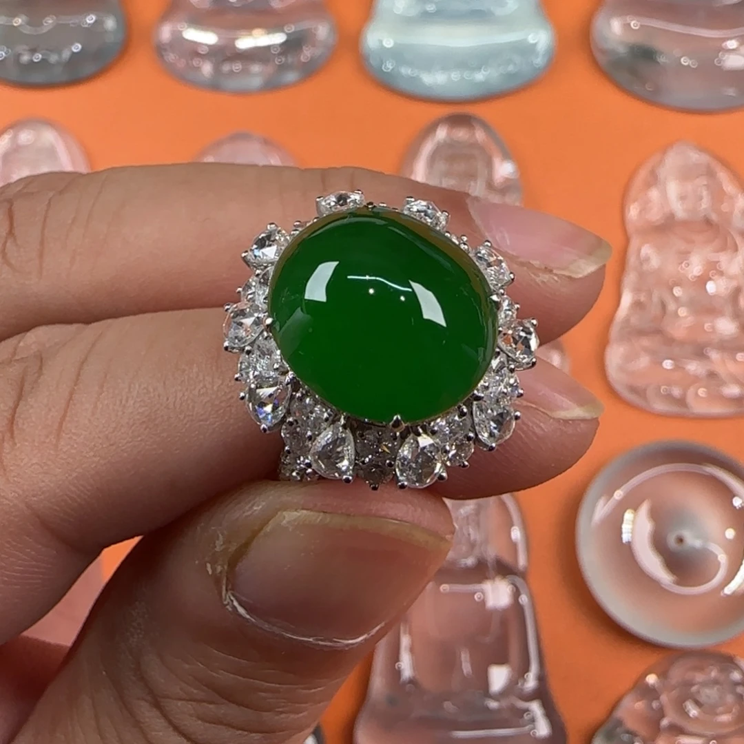 定制翡翠未镶嵌天然